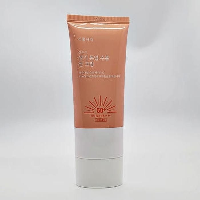 식물나라 산소수 생기 수분 톤업 선 크림 100ml 대용량 (SPF50+) (AD)