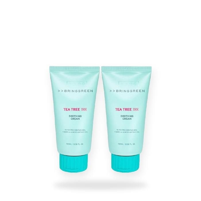 브링그린 티트리 시카 수딩 크림 플러스 100ml 2개 세트(SH)