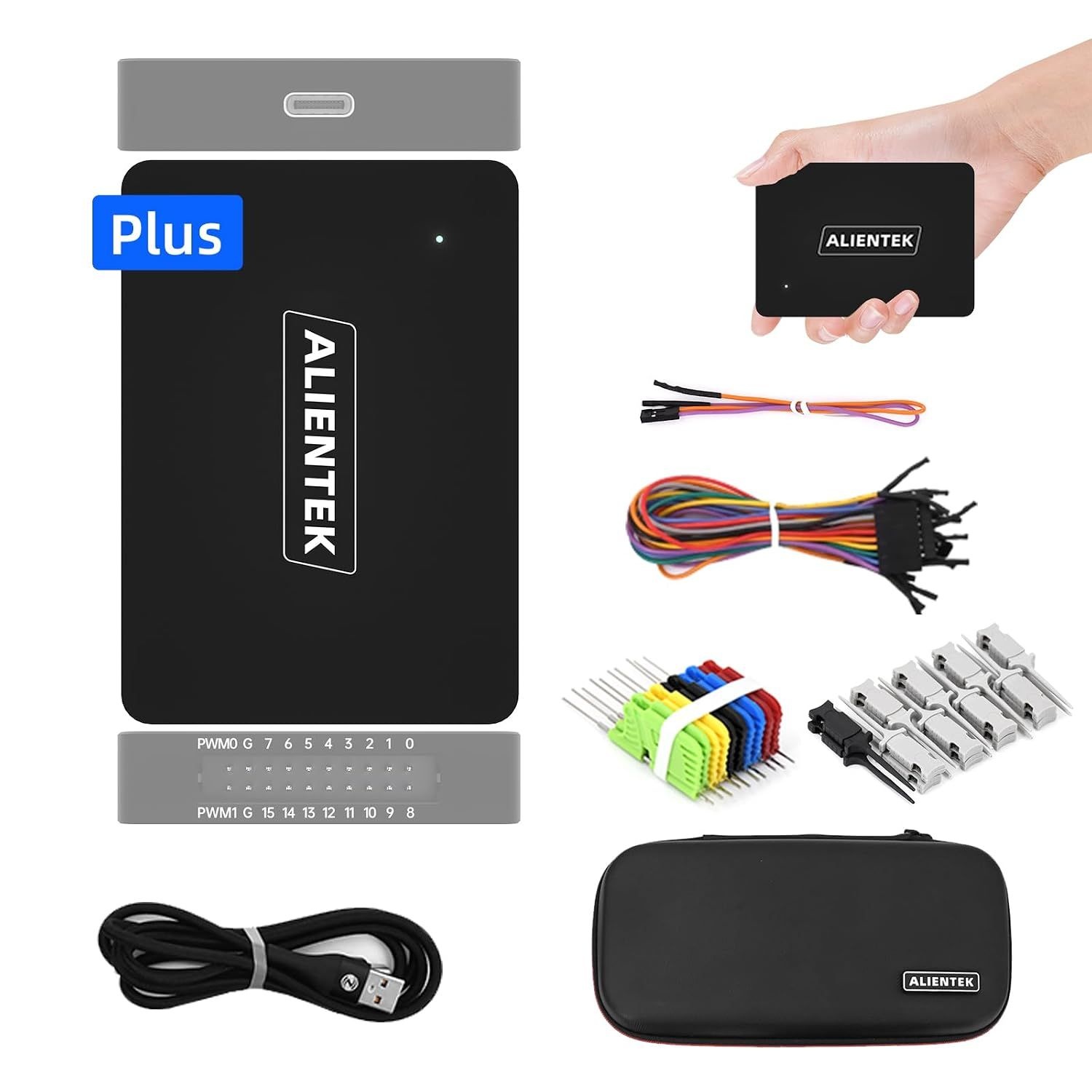 최대 링 속도 500MHz, 16채널, 3.5Gbits 메모리, USB 2.0 인터페이스를 갖춘 DL16 Plus 로직 분석기,ARM FPGA 디버그 프로토콜