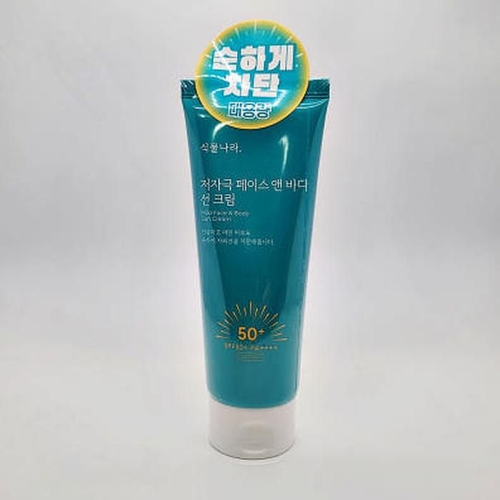 식물나라 산소수 페이스 앤 바디 저자극 선크림 150ml(SPF50+)(LC)