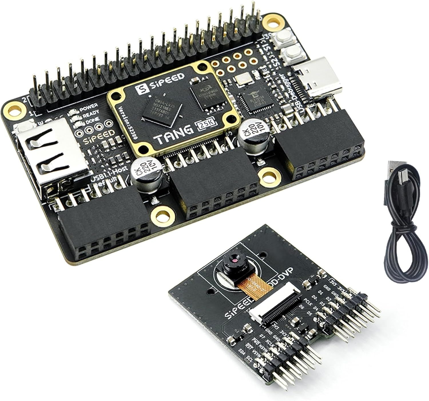 Sipeed Tang Primer 25K GW5A FPGA 개발 보드, 64Mbits Linux RISCV 싱글 보드 컴퓨터, 교육용 MIPI 2.5Gbps 이더넷 PMOD 포트, SDRAM