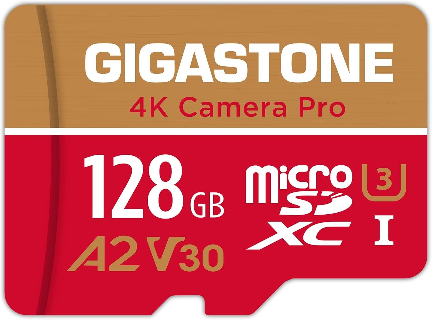 【5-Yrs 무료 데이터 복구】 GIGASTONE 128GB Micro SD 카드, GoPro, 액션 카메라, DJI, 드론, 닌텐도 스위치용 4K 비디오 녹화,