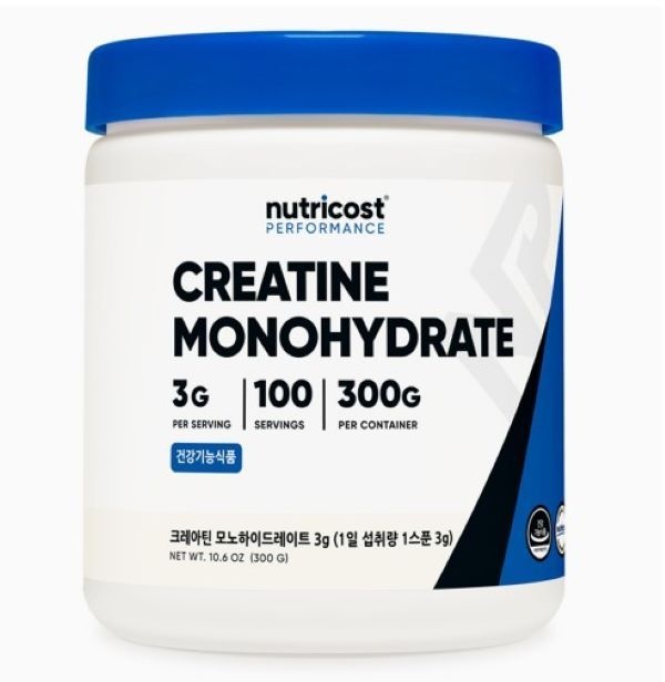뉴트리코스트 정품 크레아틴 분말, 300g, 1개