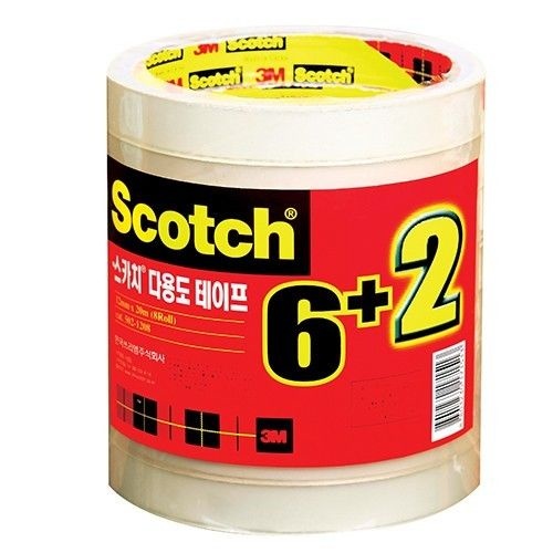 3M 스카치 다용도테이프 502-8 12X20M 8롤