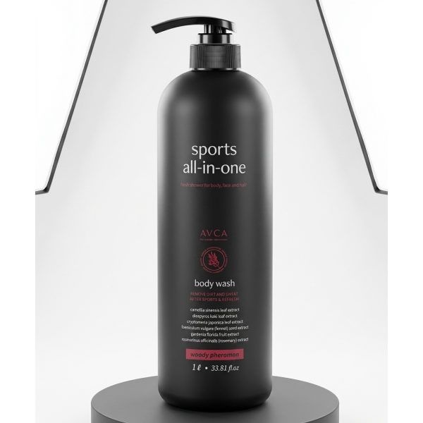 AVCA 스포츠 올인원 퍼퓸드 바디워시 우디 페로몬향 1000ml