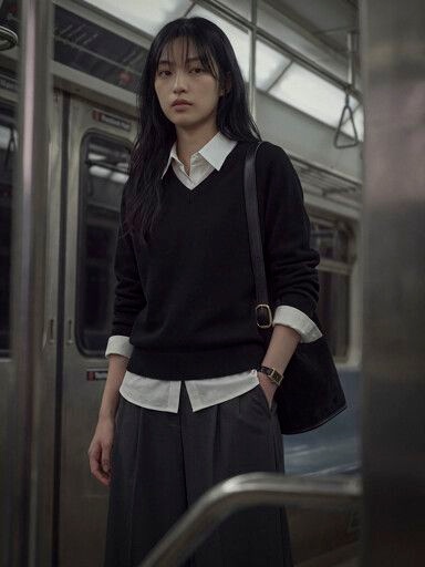 [롯데백화점] 프로젝트M 여성 브이넥 풀오버 EPG4ER2500