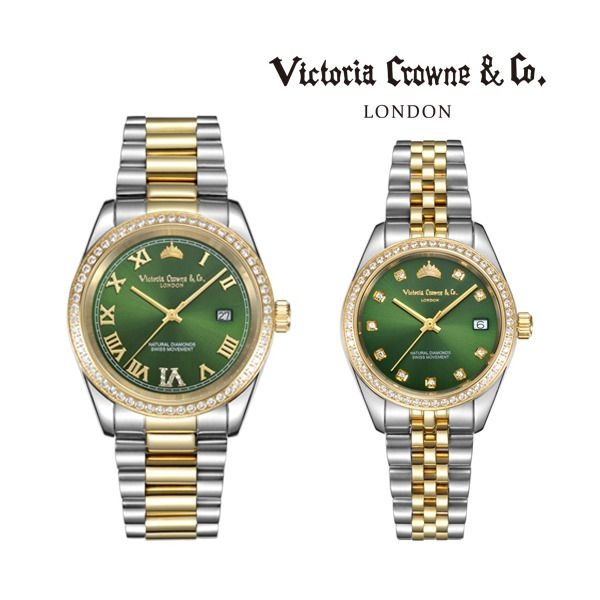 [빅토리아크라운] 로얄 그린 워치 41mm / 32mm (VC2E9001 / VC2E8002)