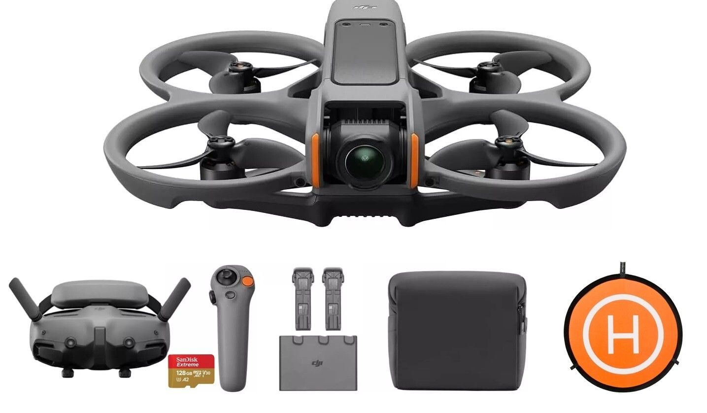 DJI Avata 2 Fly More 콤보 세트 (배터리 3개, Goggles 3, RC Motion 3 + SD 카드 및 패드 포함) 1127617