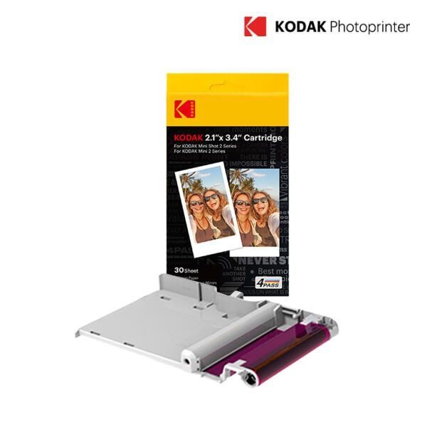 인화지 코닥 카메라 포토프린터 2인치 카트리지 인화지 30매 C210R P210R MS200 M200 전용미니샷2 미니 ord