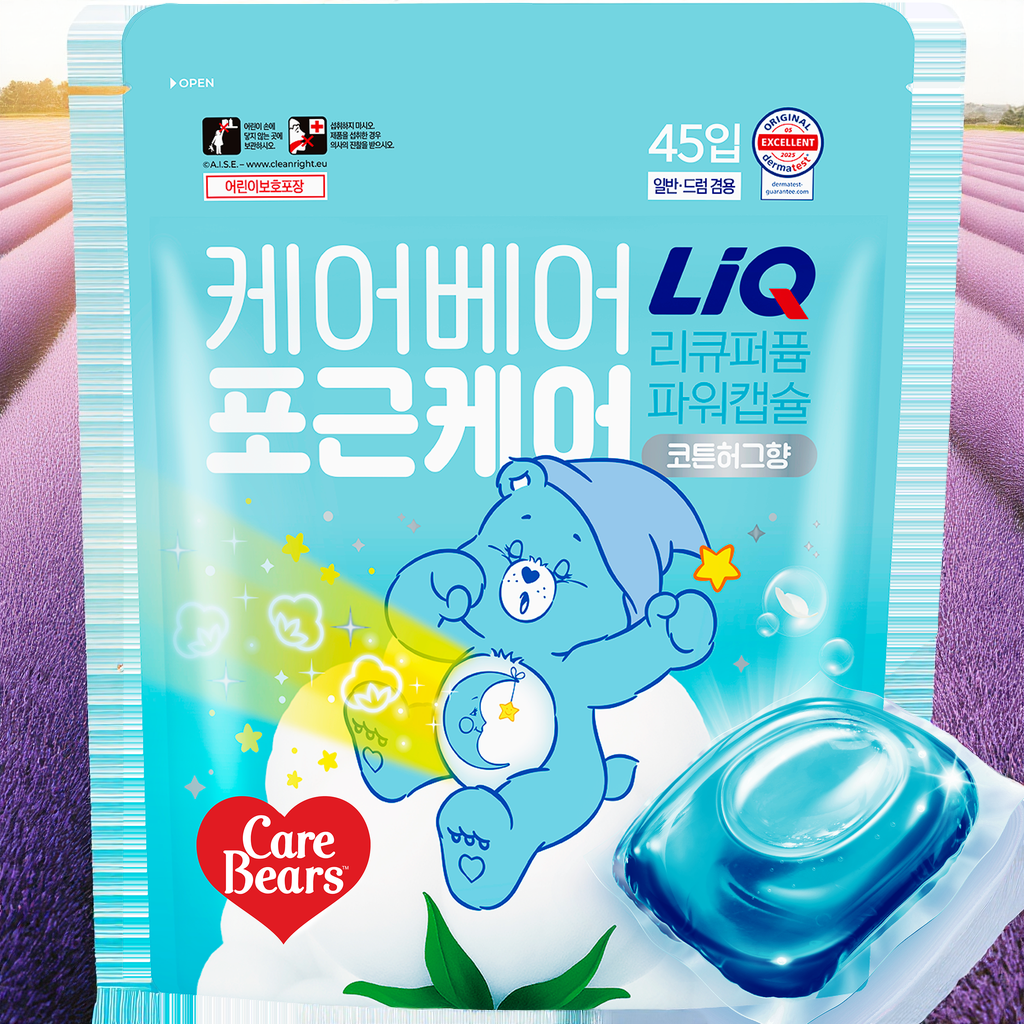 리큐 퍼퓸파워 캡슐세제 코튼허그향 45개입 1개