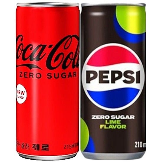 콜라제로215mlx(30캔)+펩시제로210mlx(30캔) (총60캔)