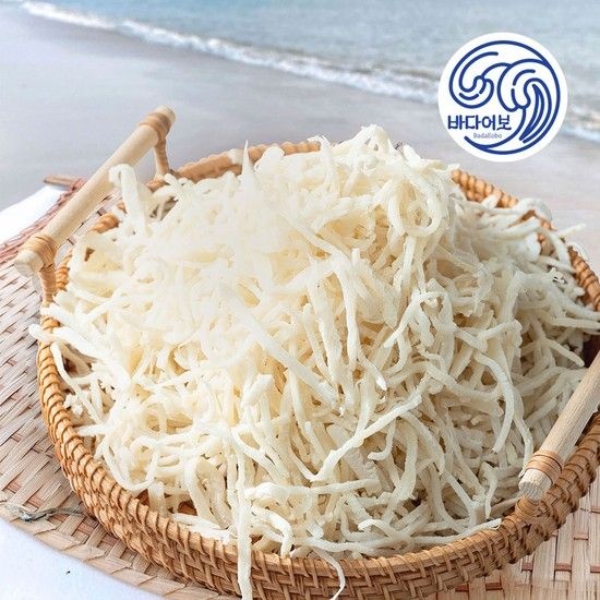 [주식회사바다어보]국내가공 백진미채 오징어채 상급 1kg 500g 300g / 진미채 볶음 반찬 튀김 안주