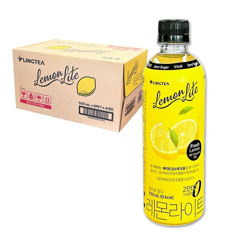 링티 레몬라이트 제로슈거 500ml 24개
