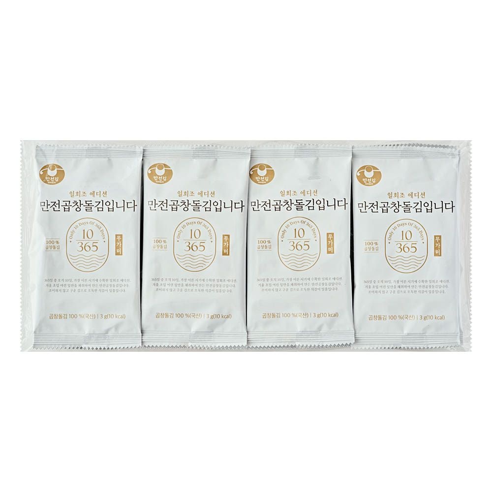 만전식품 만전곱창돌김입니다 무가미 도시락김 3g x 16봉