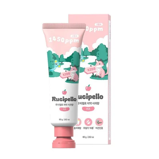 루치펠로 리틀포레스트 키즈치약 사과향 80g