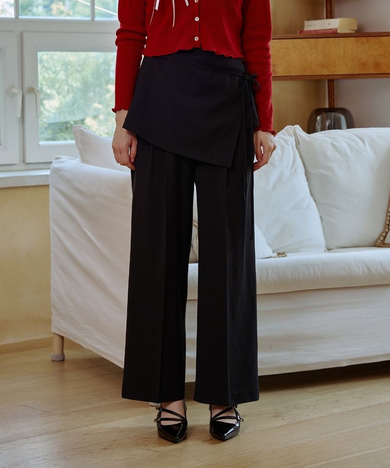 ARIKIM MOON NIGHT WRAP SKIRT / BLACK 1956905