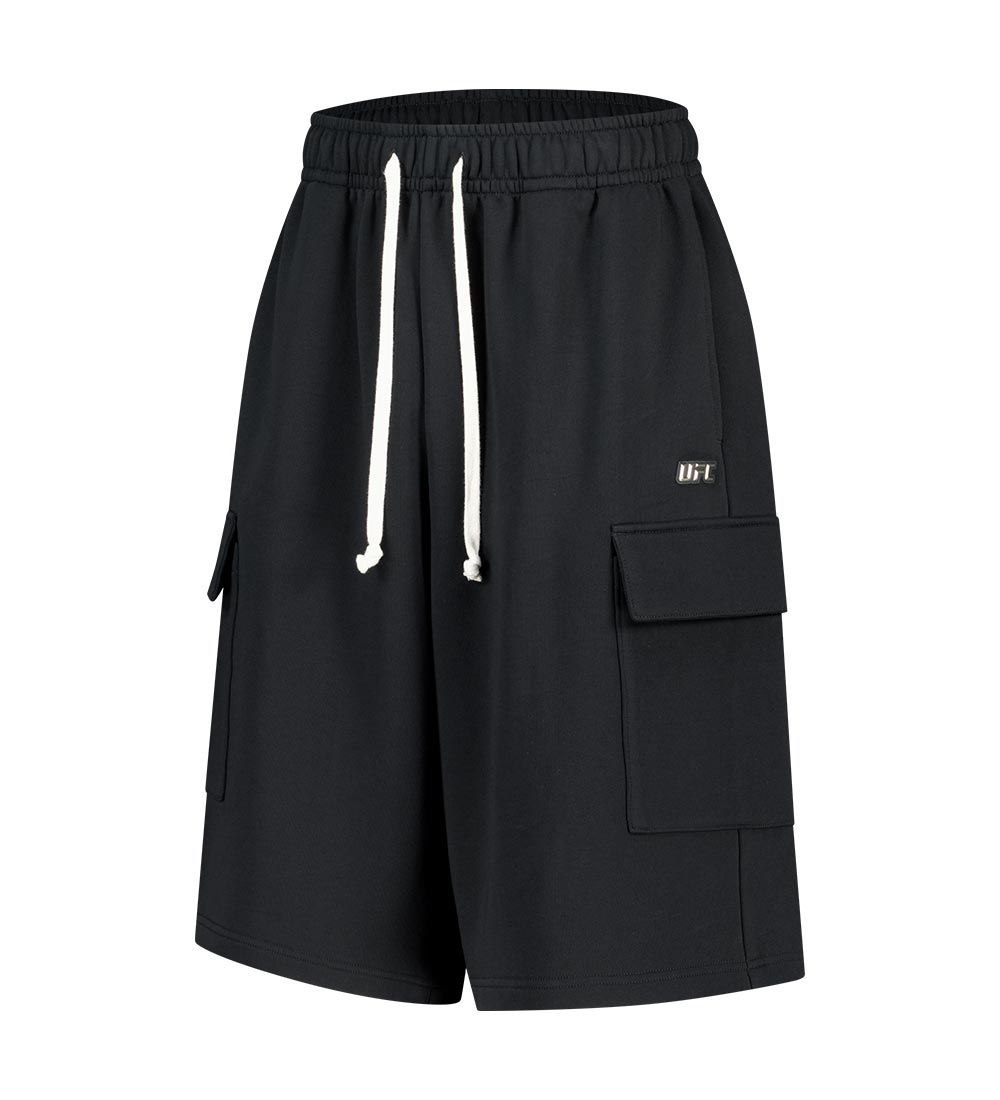 [패션플러스][UFC SPORT(유에프씨)]UFC 짐웨어 카고 버뮤다 쇼츠 블랙 U2SPV3303BK