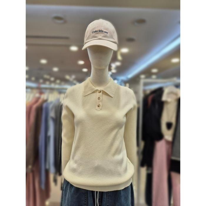 [패션플러스][부루앤쥬디]부루앤쥬디 세이브존03 부루앤쥬디 반오픈 골지 카라 니트 AGBBRCPO210BA (29987805)