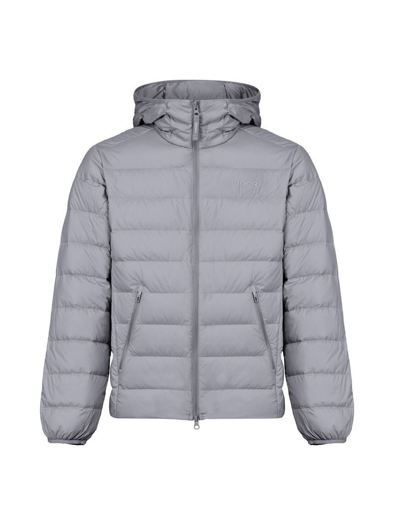 아이더 EIDER POP UNI 경량 후드 퀼팅 다운 자켓_Dark Grey DUU26581C6 262695