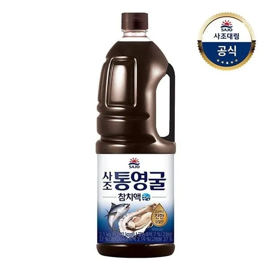 [사조대림] 통영굴 참치액 2.1kg x1개 /액젓/소스