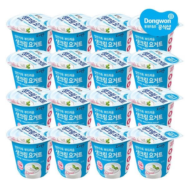 [동원] 소와나무 생크림 요거트 150g x 16개