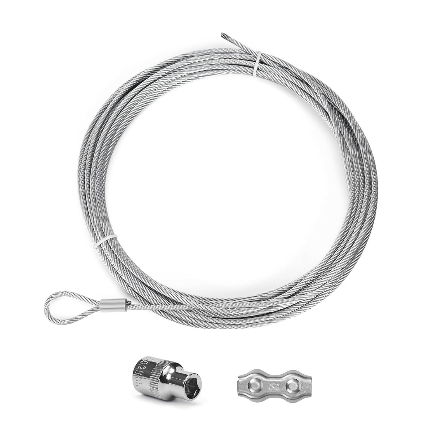 Atesilor 8.8m 범용 래치 해제 케이블 및 클램프 키트 BendPak Rotary 2 트 트와 호환 5595113 5595517 FJ75951 교체