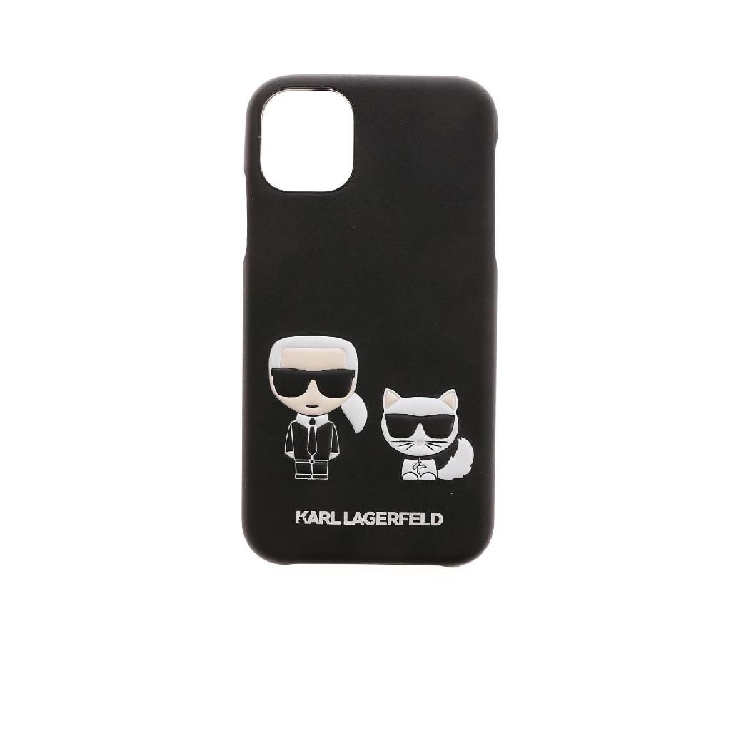 [해외] 칼라거펠트 칼 라거펠트 Karl 앤 Choupette iPhone 11 cover in 블랙 CG200021BLACK TP563145154