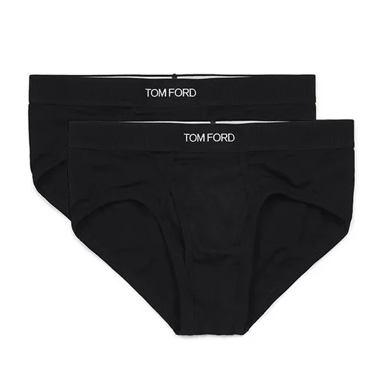 톰포드 블랙 로고 BIPACK 브리프 2팩 T4XC1 1040 002