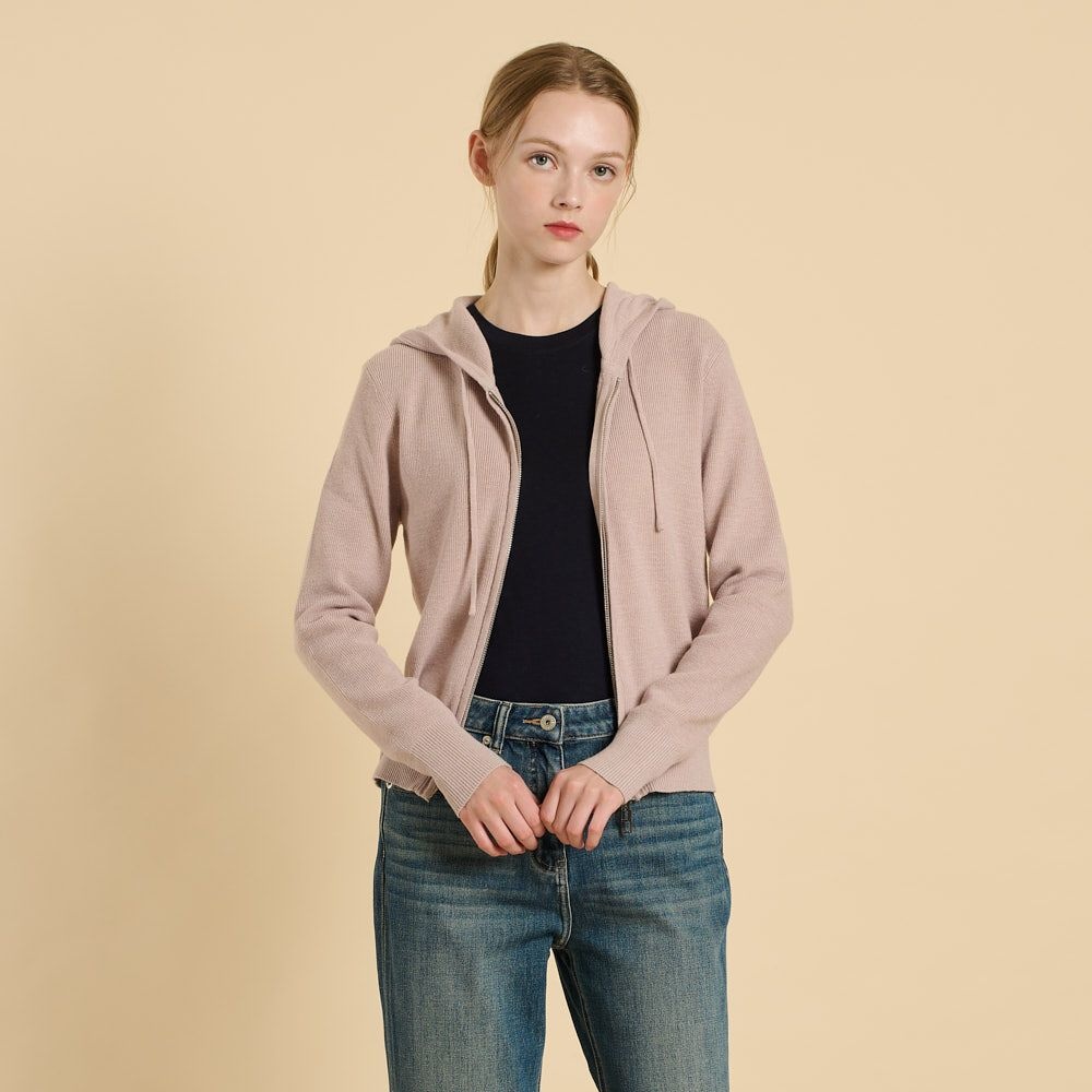 BCBG 후드니트집업 (B5W9G170)