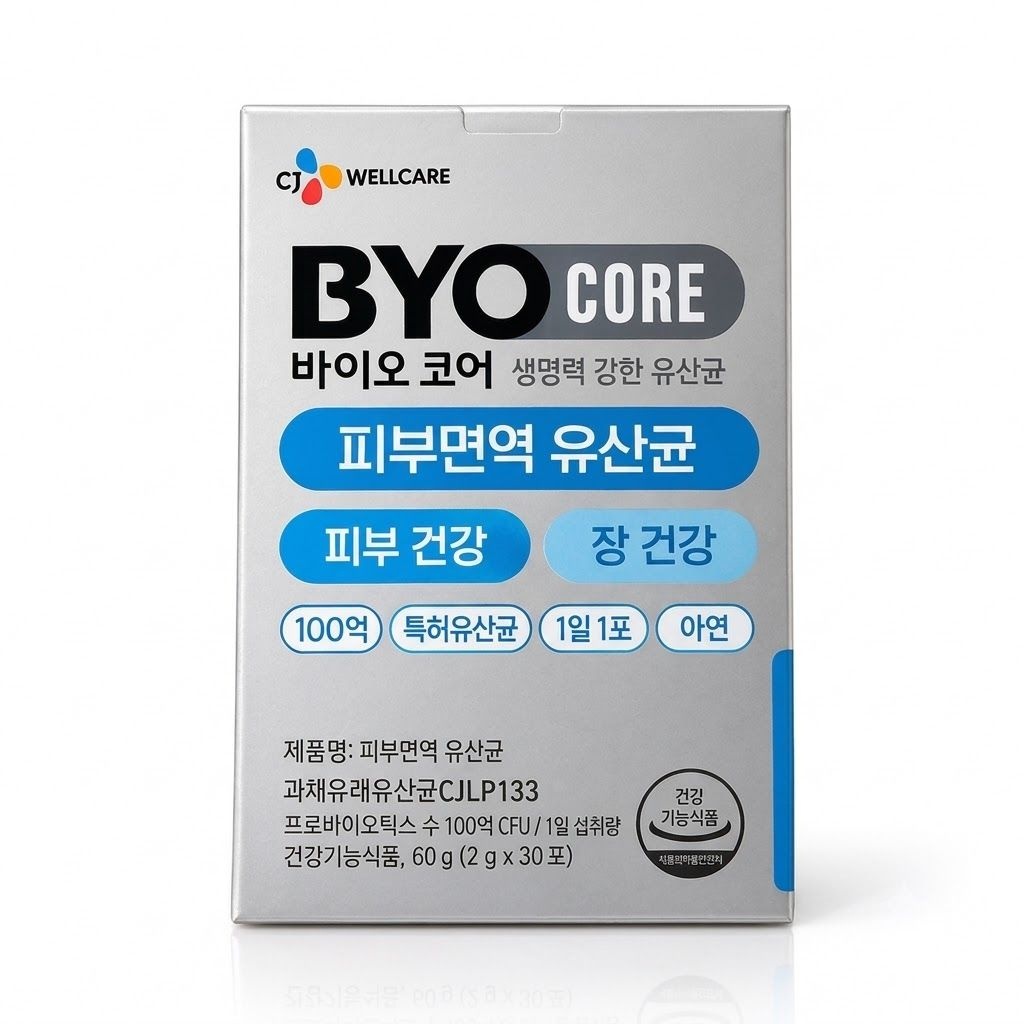[오늘출발] 바이오 코어 피부면역 유산균 100억 30포 x 3개(3개월분)