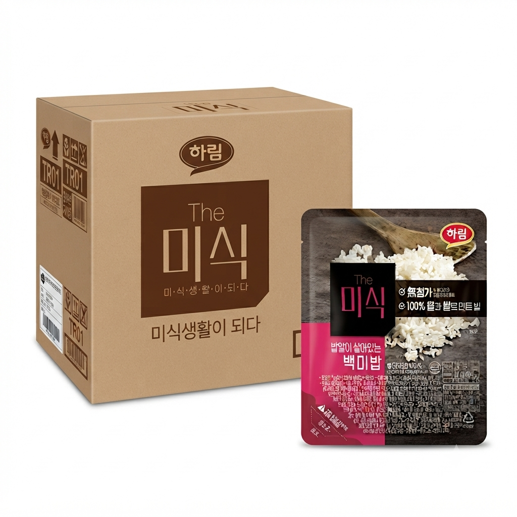 더미식 밥알이 살아있는 백미밥 200g X 24개