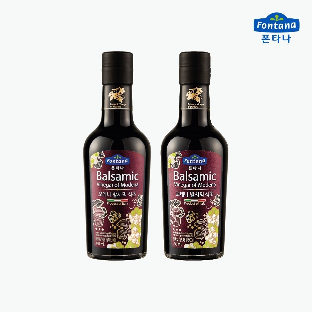 폰타나 모데나 발사믹 식초 실버라벨 250ml 2병