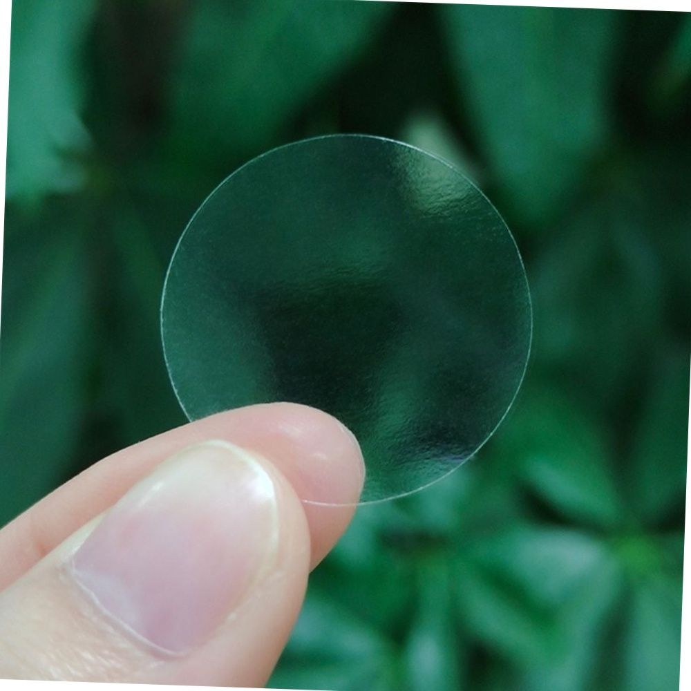 다데 원형 투명 포장 스티커 롤 30mm 500p 봉투 택배 박스 마감 비닐마감 박스포장 밀봉스티커
