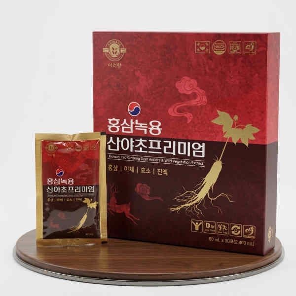 홍삼녹용진액 (30포) 선물 세트 셋트 추석 설 친척 시댁 어르신 거래처 회사 백화점 할인 명절선물L 629019