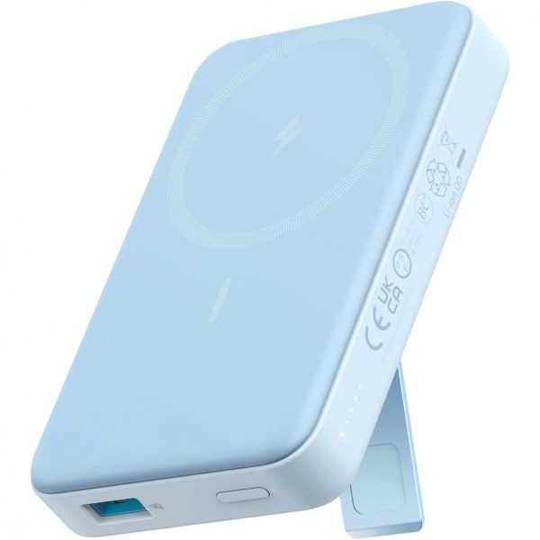 Anker [해외] Anker 앤커 633 마그네틱 배터리 10000mAh 무선 휴대용 충전기 20W USB C 파워 뱅크 스탠드 포함 아이폰호환 16 15 14 시리