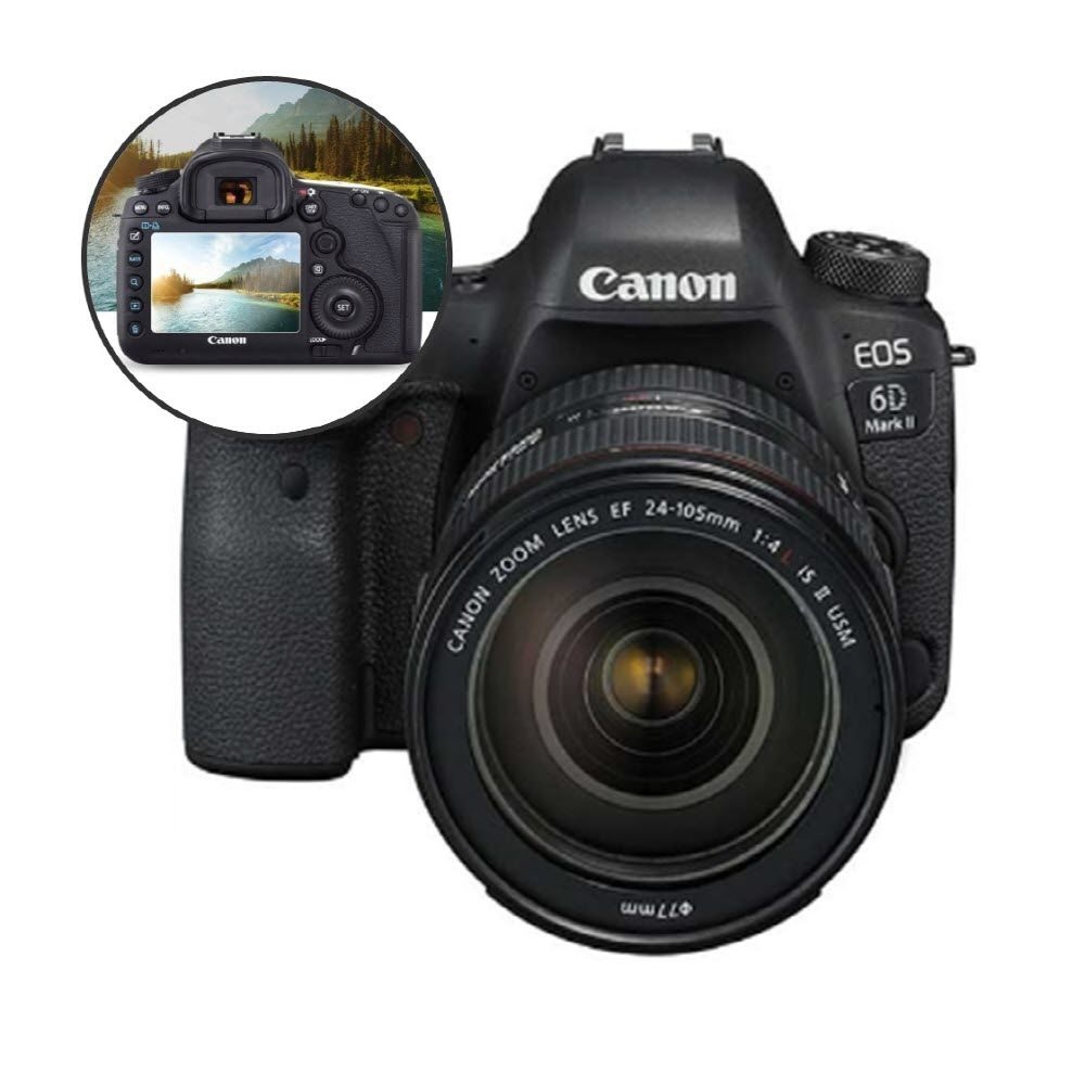 HD 강화필름 2P 캐논 EOS 6D MARK II 상단포함 액정보호필름 카메라액정보호필름