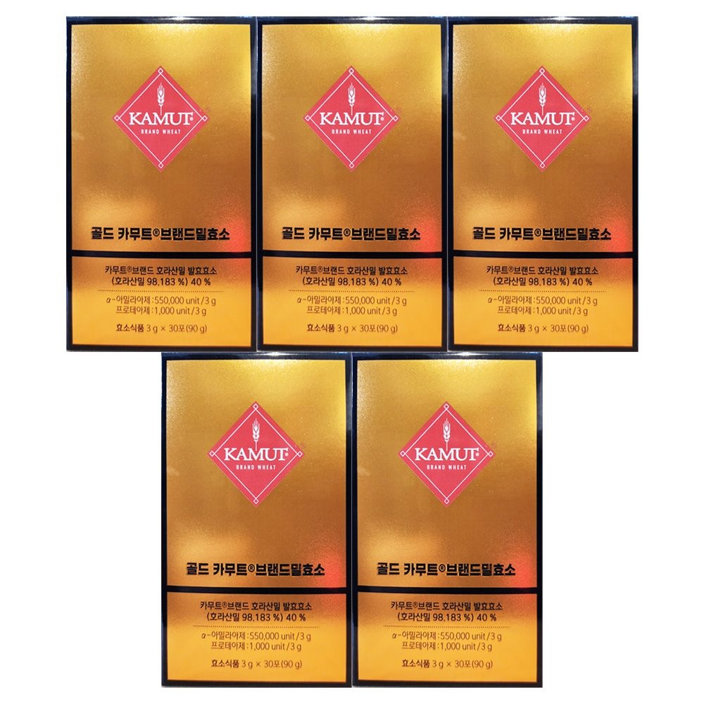 그레인온 골드 카무트 효소 3g x 30포 x 5개 / 써클