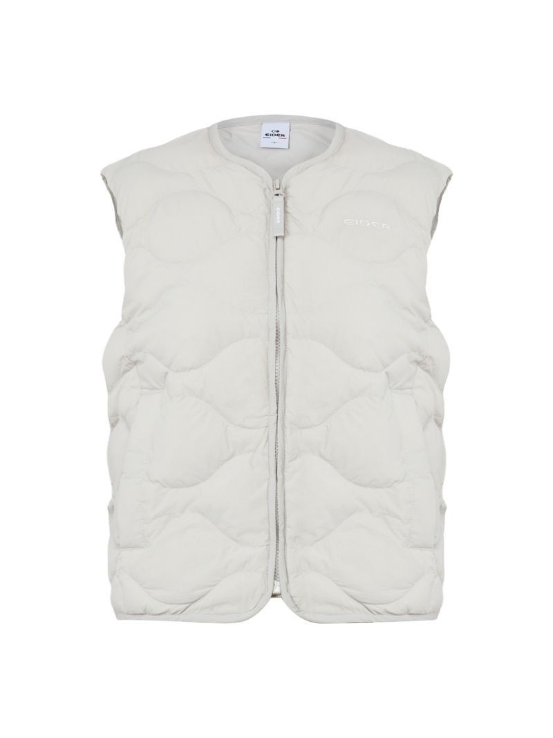 아이더 EIDER POP 여성 U넥 경량 패딩 베스트_Grayish BEIGE DWU26682GE 504152