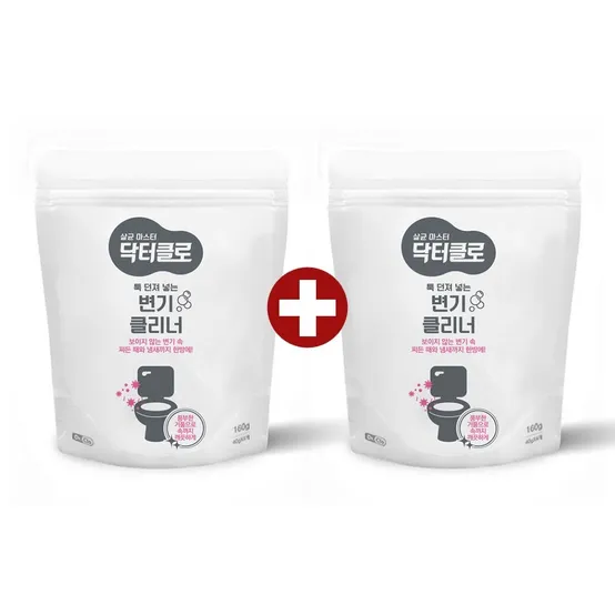 1+1/2+2 초간단 변기 세정제 클리너 툭 던지면 끝 160g(40g x 4개)