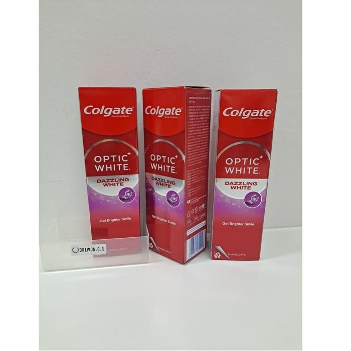 콜게이트 옵틱화이트 디즐링 화이트 치약 100gx3