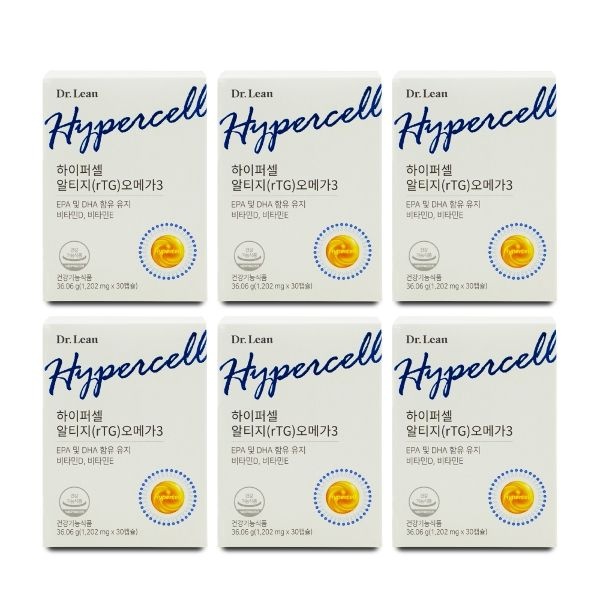 닥터린 하이퍼셀 알티지(rTG) 오메가3 1202mg x 30캡슐 X...