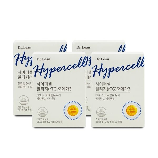 닥터린 하이퍼셀 알티지(rTG) 오메가3 1202mg x 30캡슐 X...