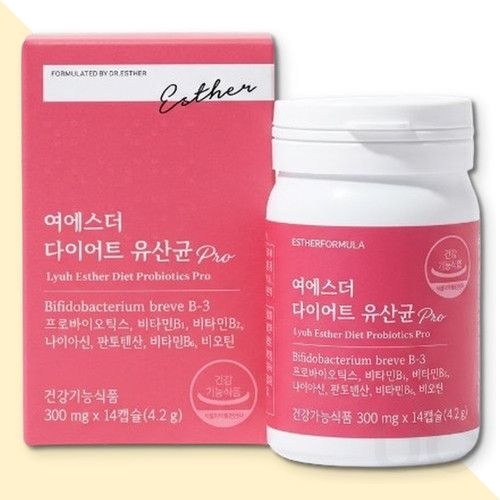 [오늘출발] 여에스더 다이어트 유산균 프로 프로바이오틱스 장용성 코팅 14캡슐