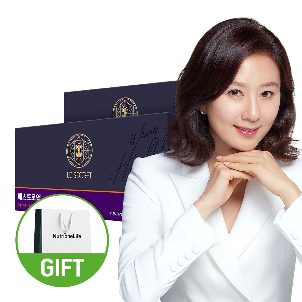 뉴트리원 르시크릿 김희애 에스트로업 2박스 2개월분 여성 갱년기 면역
