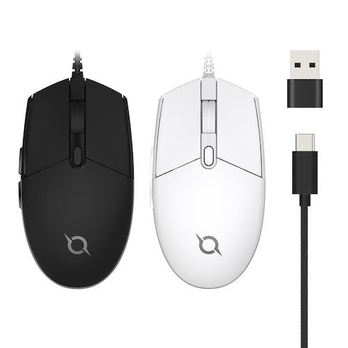 콕스 CM1100 LED 유선 USB-C타입 + USB 5버튼 마우스