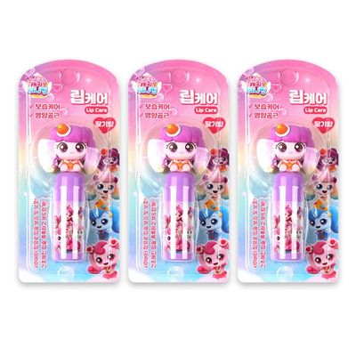 キャッチティーニッピングリップケアイチゴ香3.8gマランピング3個