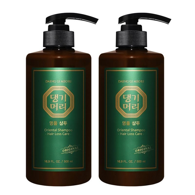 댕기머리 오리지널 명품 샴푸 500ml 2개+파우치 5매 프리미엄 한방