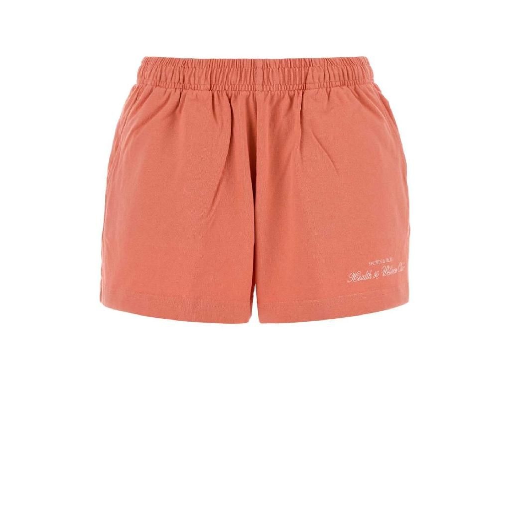 스포티앤리치 [X45]스포티앤리치 SH075712234PI22 FLAMINGO Salmon cotton Lucy shorts 여성 반바지 버뮤다팬츠 숏팬츠 쇼츠