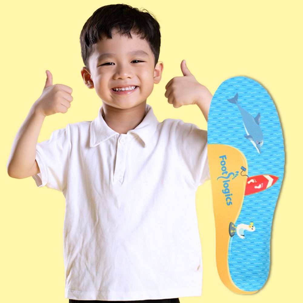Footlogics 풋로직스 키즈FL 깔창 평발교정 안짱다리 아치서포트