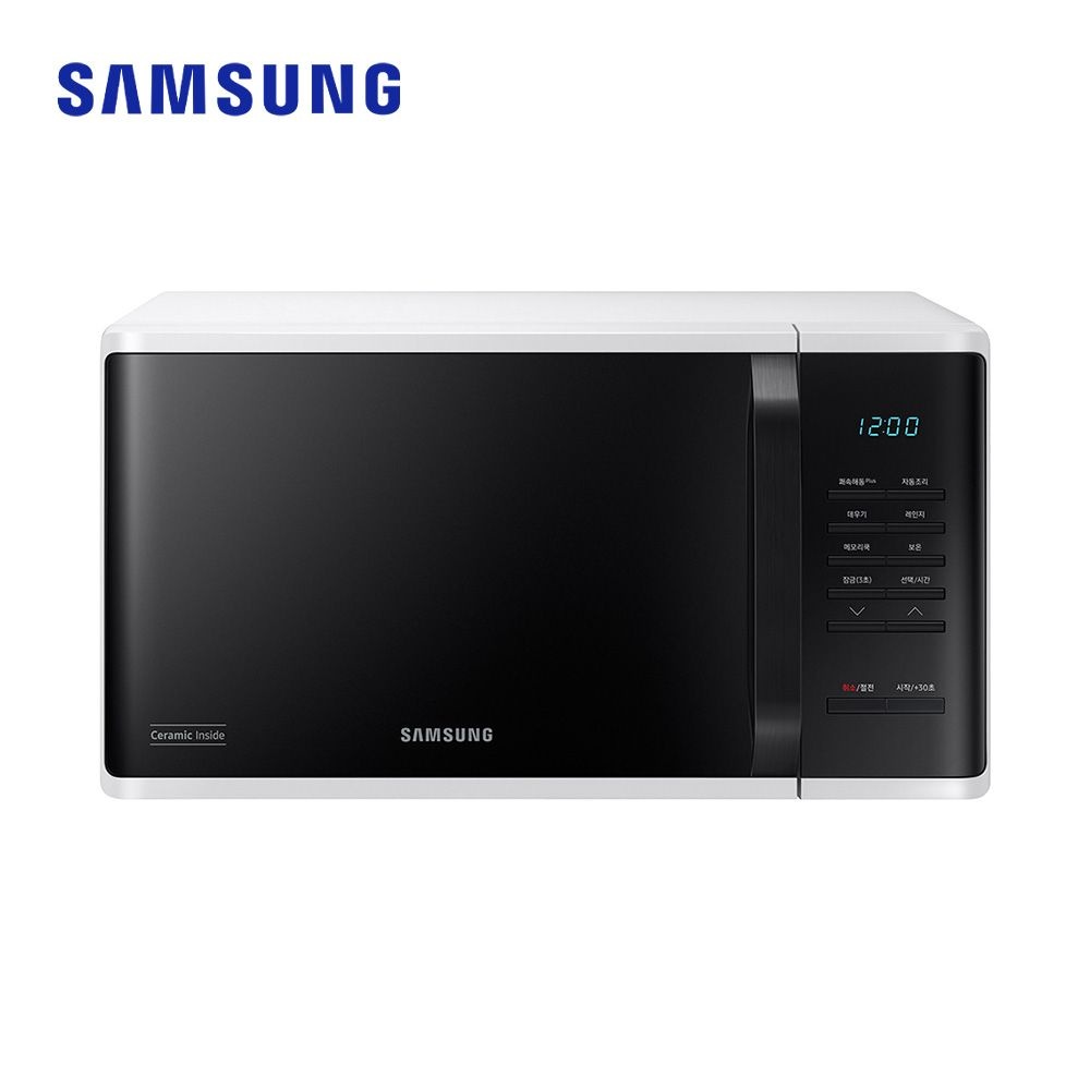 삼성 세라믹 전자레인지 23L 화이트 MS23C3513AW
